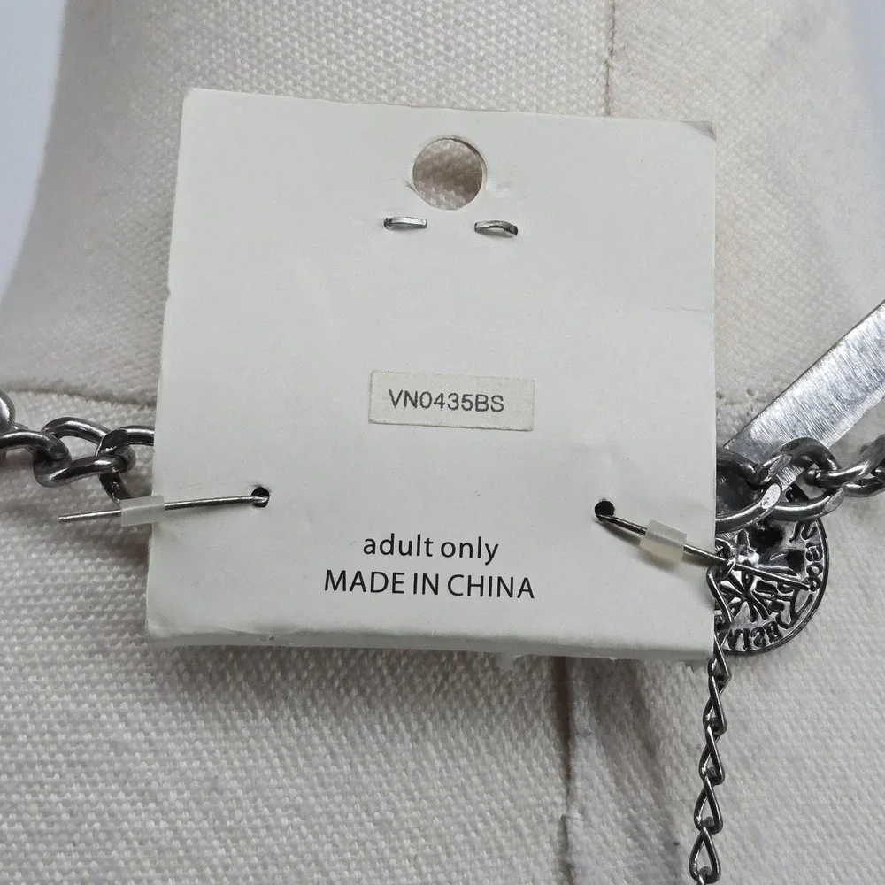 Custom Jewelry Silver Bib Statement Fringe Necklace Womens Bohemian‎ Ethnic